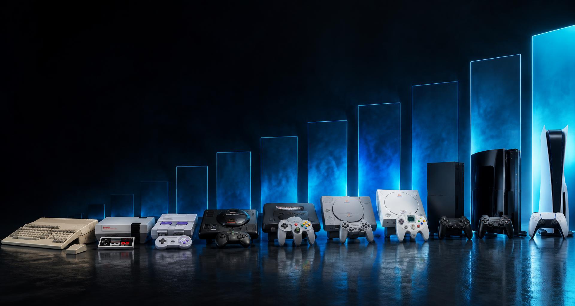 Console di tutte le generazioni, dall'Amiga alla PlayStation 5